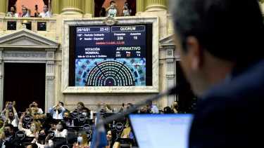 La Cámara de Diputados de la Nación enfrenta momentos de duros debates. 