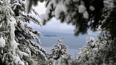Las nevadas sorprendieron a la cordillera en las últimas horas. Foto: agencia Bariloche.-