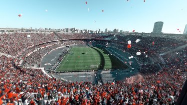 River llenó su cancha en el regreso del público.