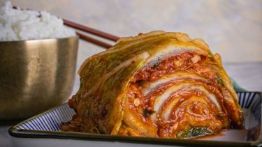 El kimchi, típico plato coreano. 