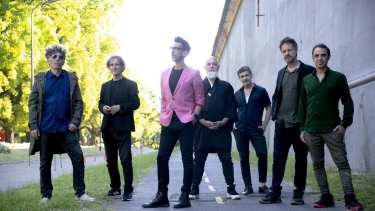 Portuarios 2021. Christian Basso, Fernando Samalea, Diego Frenkel, Alejandro Terán, Axel Krygier, Sebastián Schachtel y Adi Azicri.