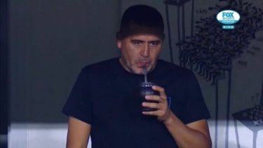 Riquelme se reunió con los jugadores de Boca en el vestuario. 