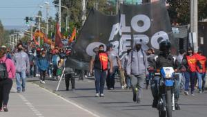 Organizaciones sociales se manifestaron en el Municipio de Neuquén del oeste