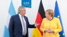Imagen de Macrón, Sánchez y Merkel dieron su apoyo a la Argentina para que refinancie su deuda con el FMI