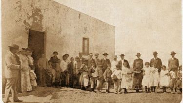 Primer día clases en la Escuela Infantil Mixta 1. (FOTOS: Museo Paraje Confluencia)