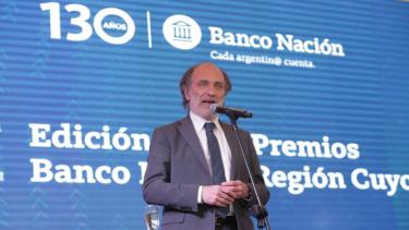 El presidente del Banco Nación, Eduardo Hecker - Foto: Banco Nación en Twitter.