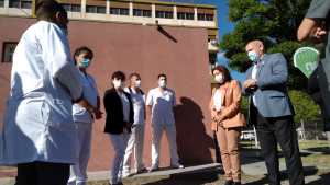 Emoción y reclamos en la inauguración de obras en Regina