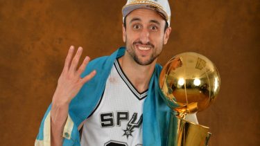 Manu Ginóbili ganó cuatro anillos de la NBA con San Antonio Spurs. Gentileza.