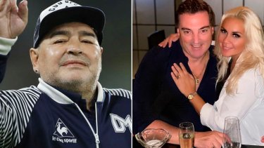Baudry, abogado que representa al hijo menor del "10" y que además es la actual pareja de Verónica Ojeda. 