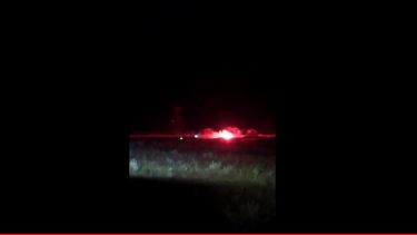 Efectivos especializados provocaron la detonación del proyecti para asegurarse que ya no representara un riesgo para el entorno - Foto: Video Policía de Río Negro. 