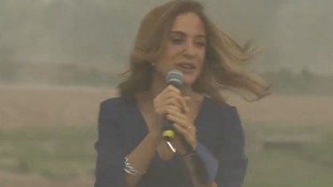 El viento afecta a 11 provincias, y modificó la agenda de los candidatos.-
