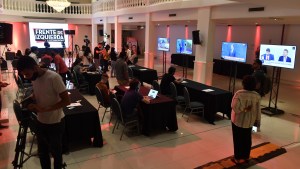 En el búnker del Frente de Izquierda en CABA esperan resultados con prudencia