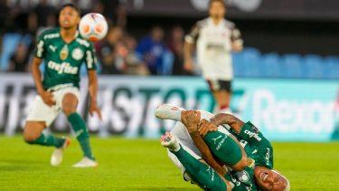 Deyverson protagonizó uno de los momentos más divertidos de la final. (Foto: AP)