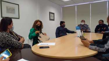 El encuentro se llevo a cabo este martes en el municipio.