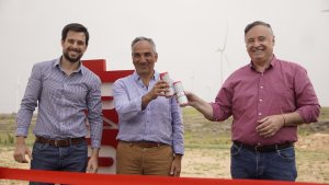 Un brindis verde: inauguró el Parque Eólico Budweiser