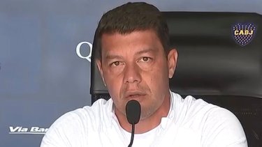 Sebastián Battaglia espera la llegada de Jorge N. Figal, quien se convertirá en el primer refuerzo de Boca. Gentileza.