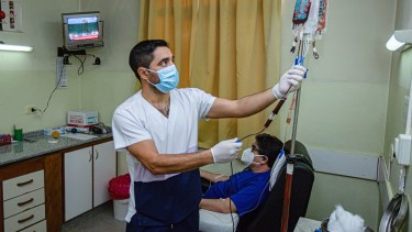 Durante la colecta se van hacer entrevistas y dar refrigerios a los donantes. Foto Juan Thomes.