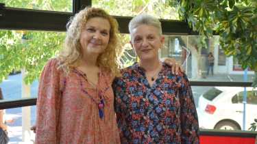 Alba Breier ilustró los textos escritos por Lil Ross. (Fotos: Yamil Regules)