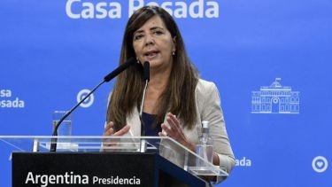 Gabriela Cerruti, la portavoz del gobierno nacional, le contestó a Patricia Bullrich tras las críticas por los festejos de la selección. Foto Archivo. 