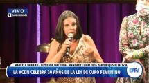 Imagen de La Cámara de Diputados conmemoró los 30 de la Ley de Cupo Femenino