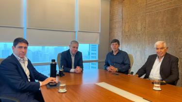 Las máximas autoridades de YPF se reunieron con la cúpula de Petroleros y le dieron su apoyo a Rucci.