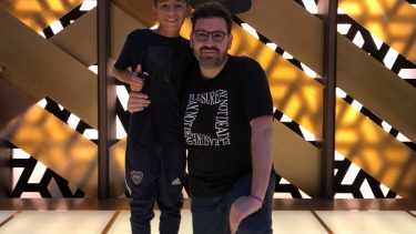 Joaquín Nahuel, el chico de las tortas, conoció a su ídolo Betular