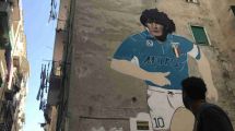 Imagen de Nápoles descubrirá una estatua de Maradona en el estadio que lleva su nombre