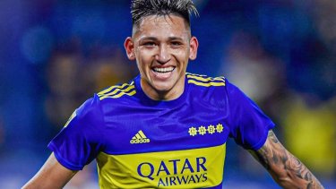 Luis Vázquez es uno de los jóvenes futbolistas de Boca que tiene que renovar su contrato. Gentileza.