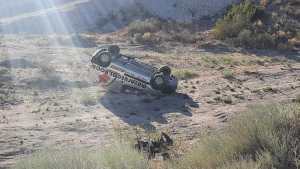 Volcó en Ruta 6 al norte de Roca, pero no sufrió heridas