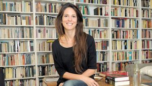 Soledad Barruti en la feria del libro de Cipolletti