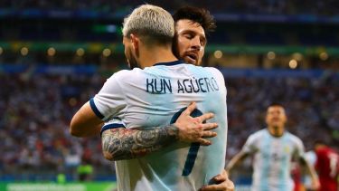 Messi y un sentido mensaje al Kun Agüero por su retiro del fútbol. 
