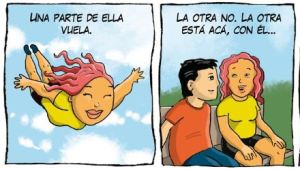 «La que vuela», la tira de Chelo Candia en el Voy