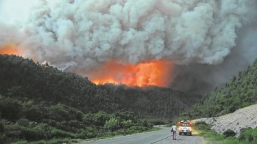 Las tormentas eléctricas sin descarga de agua son las más temidas por los brigadistas. Foto: archivo