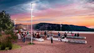 Así será el paseo costero que Caviahue tendrá sobre la avenida Quimey Co