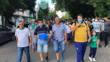 Quintriqueo apunta a que su lista se represente a los trabajadores dentro del ISSN. (Gentileza Prensa ATE).-