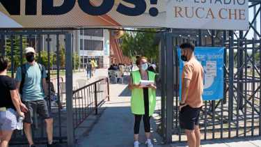 El detectar en el Ruca Che Foto: Florencia Salto