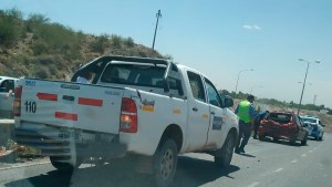 Un choque en cadena complicó el tránsito en la Ruta 7 camino a Centenario