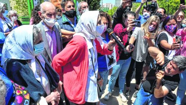 Luego de mucho tiempo, Las Madres volvieron a las audiencias de manera presencial. (FOTOS: Yamil Regules)