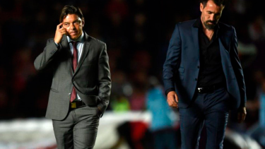 Marcelo Gallardo y Eduardo Domínguez, la batalla entre dos grandes entrenadores. 
