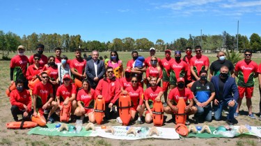 El plantel de guardavidas está formado por 74 profesionales. Foto: Marcelo Ochoa.