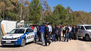 El gremio aduce que recibió una intimación de CALF para pagar una abultada deuda y por eso cortó la energía (Archivo)