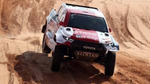 Latagan voló en la quinta etapa del Dakar y Álvarez terminó tercero