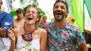 Casamiento en la Regata: dieron el sí al final de la travesía