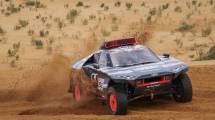 Imagen de Sainz le dio la primera victoria al Audi eléctrico en el Dakar