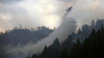 Imagen de Temporada de incendios en Patagonia norte: ya están operativos cinco medios aéreos para combatirlos