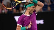 Imagen de Nadal avanzó a los cuartos de final en el Abierto de Australia