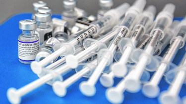 Las vacunas permitieron controlar la pandemia, pero al parecer el mundo deberá aprender a convivir con el virus (Lars Hagberg /The Canadian Press via AP)