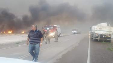Informaron que trabajan para restablecer los servicios de luz y agua en Puerto Madryn. Foto: Gentileza Gobierno de Chubut.  