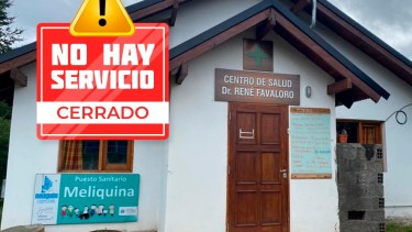 Así avisaron desde la Asociación que no hay servicio en el puesto sanitario. 