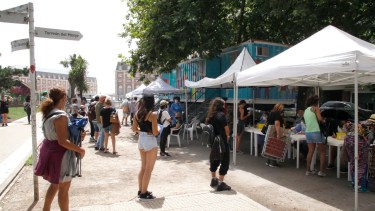Testeos hoy en Mar del Plata, donde los casos están subiendo con fuerza. 